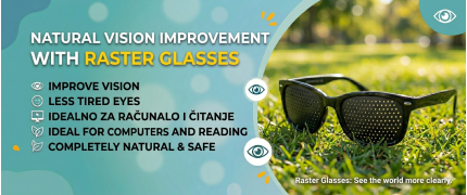 RASTER eye relief pinhole glasses