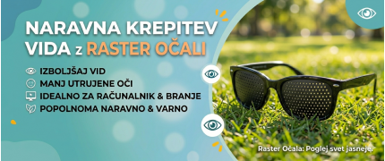 RASTER očala za razbremenitev oči