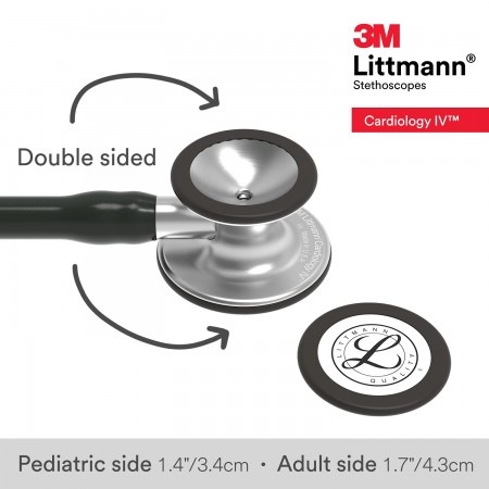 3M™ Littmann® Cardiology IV stetoskop (Črna)