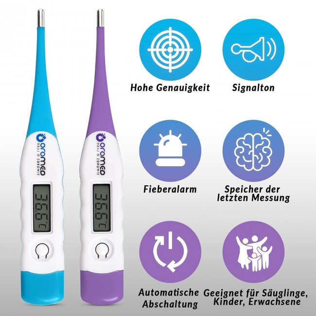 OROMED digitalni termometar s fleksibilnim vrhom ORO-FLEXI | vsezazdravje.si