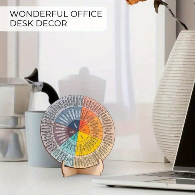 Dvostrani kotač emocija sa stolnim stalkom WHEEL OF EMOTIONS