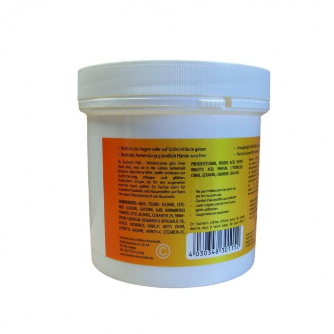 Zimska grelna krema za stopala Fuß-Wintercreme Dr. Sacher's | vsezazdravje.si