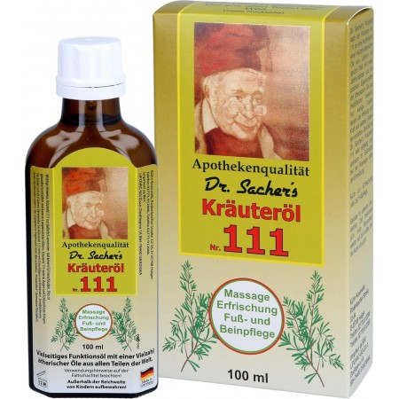 Herbal oil 111 KRÄUTERÖL Dr. Sacher 100 ml