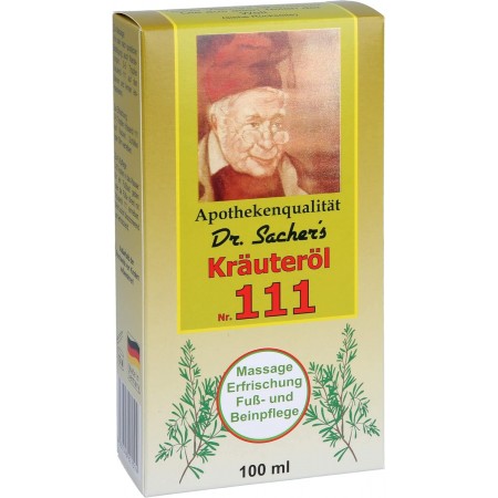 Herbal oil 111 KRÄUTERÖL Dr. Sacher 100 ml
