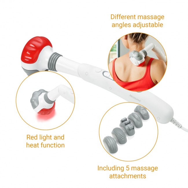 MEDISANA handheld massager with red light function HM 886 | vsezazdravje.si