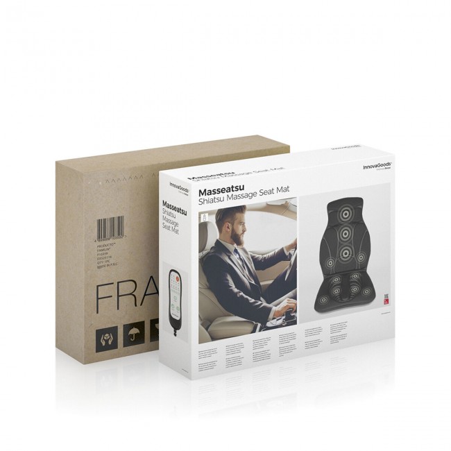 Shiatsu masažna prostirka za sjedalo Masseatsu InnovaGoods | vsezazdravje.si