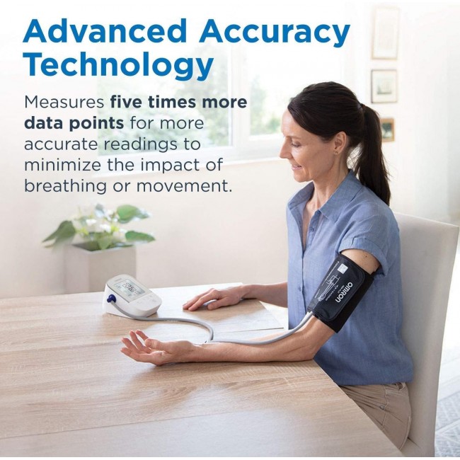 Avtomatski nadlaktni merilnik krvnega tlaka Omron M2+ (HEM-7146-E) | vsezazdravje.si