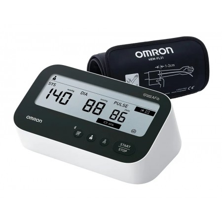 Omron M4 Connect AFib avtomatski nadlaktni merilnik krvnega tlaka (HEM-7196T1-FLE)