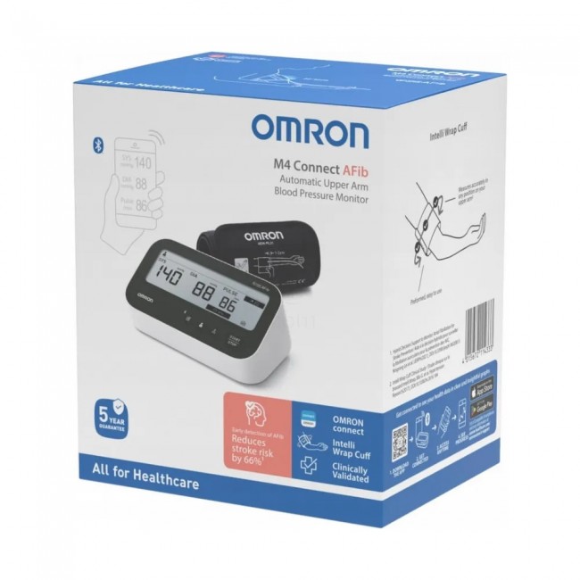 Omron M4 Connect AFib nadlaktni merilnik krvnega tlaka | vsezazdravje.si