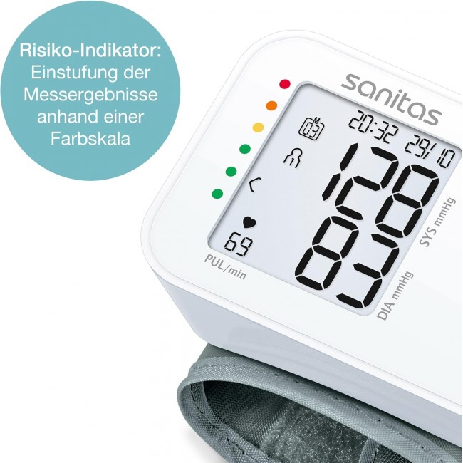  SANITAS zapestni merilnik krvnega tlaka SBC 22 | vsezazdravje.si