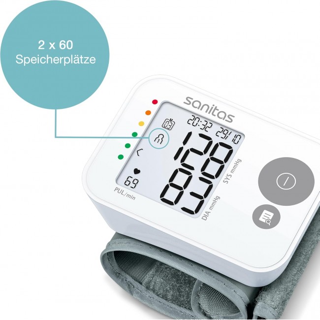  SANITAS zapestni merilnik krvnega tlaka SBC 22 | vsezazdravje.si