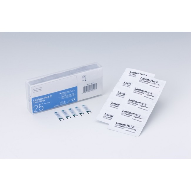 ARKRAY" Lactate pro 2" testni lističi za merjenje mlečne kisline  25 kom.
