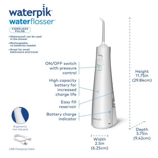 Waterpik Pulse bežični oralni tuš | vsezazdravje.si