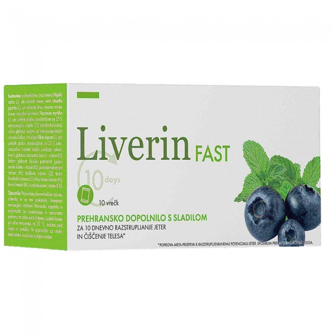 Liverin FAST 10 sachets | vsezazdravje.si